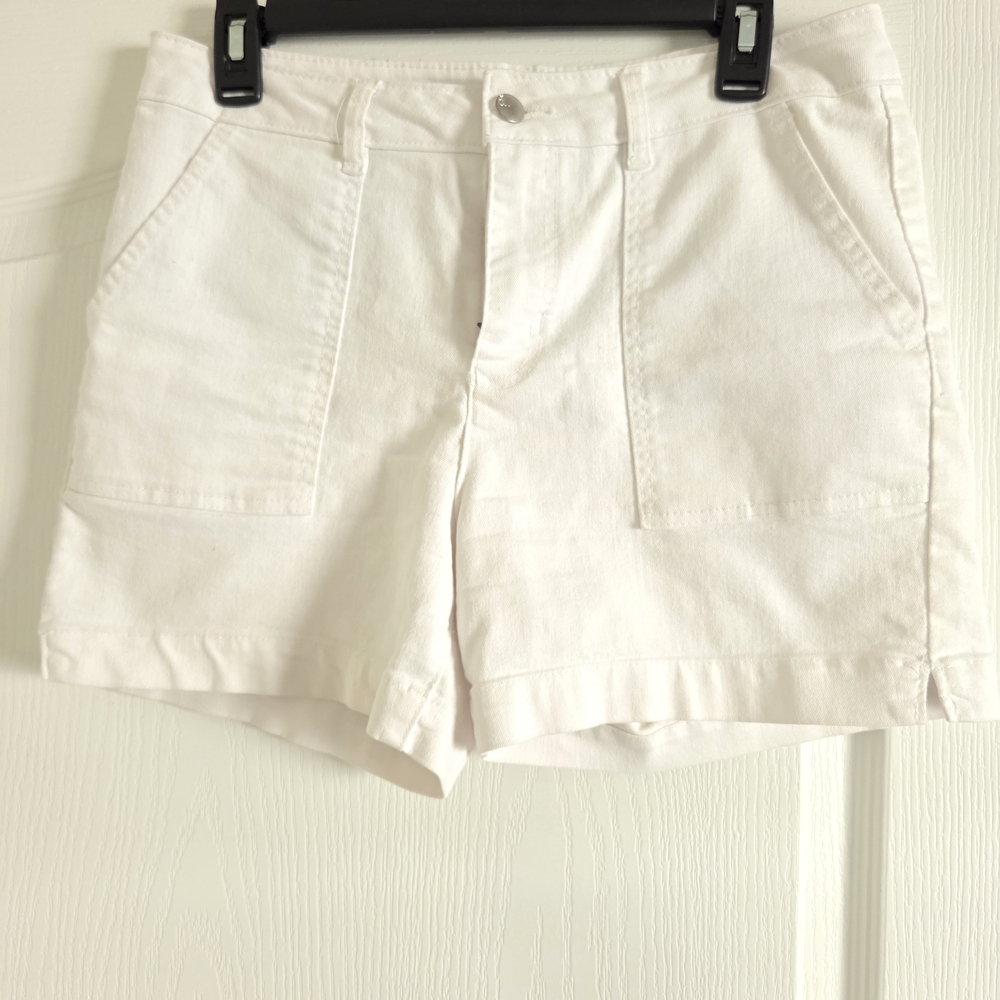 d. jeans White High-Waist Women's Denim Shorts